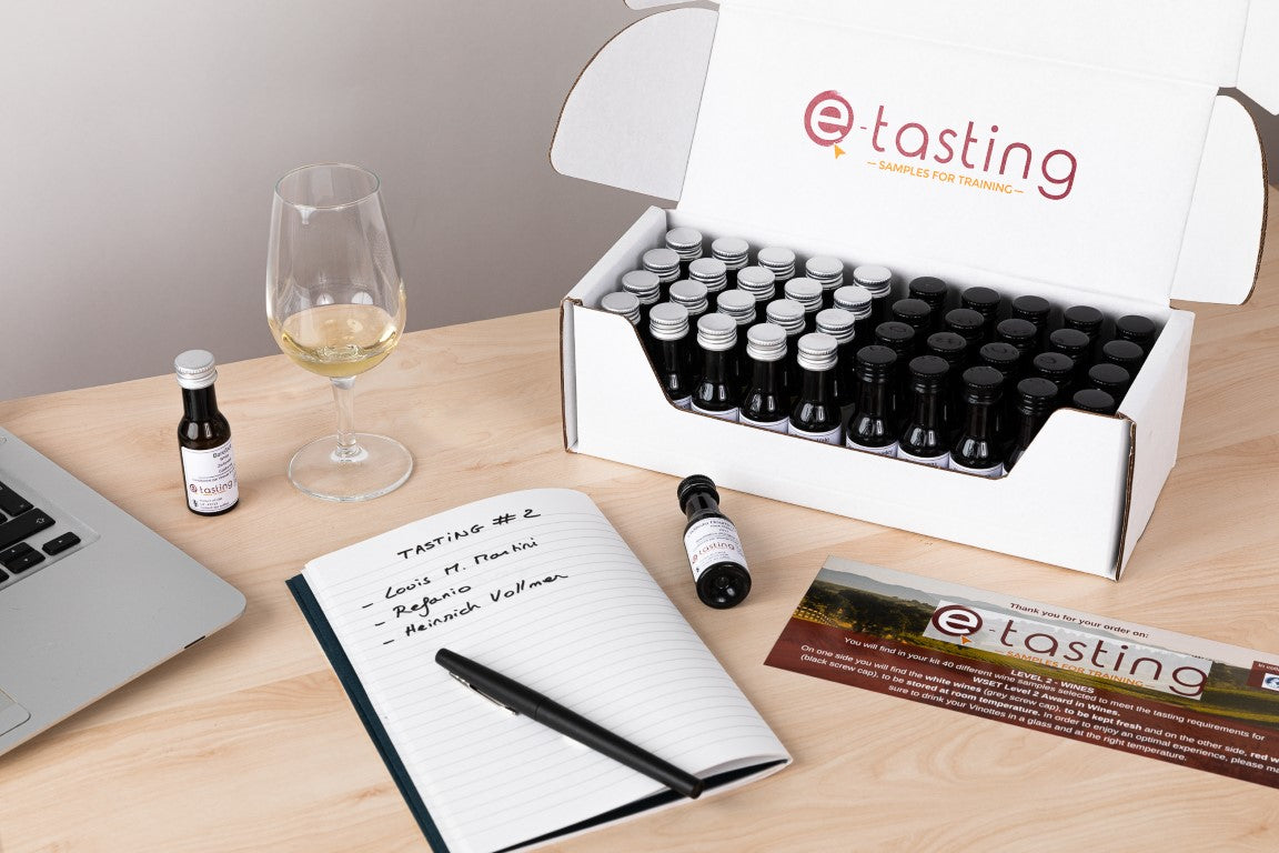 Wine and Spirits Samples for WSET Courses | E-Tasting Europe – E-tasting UE